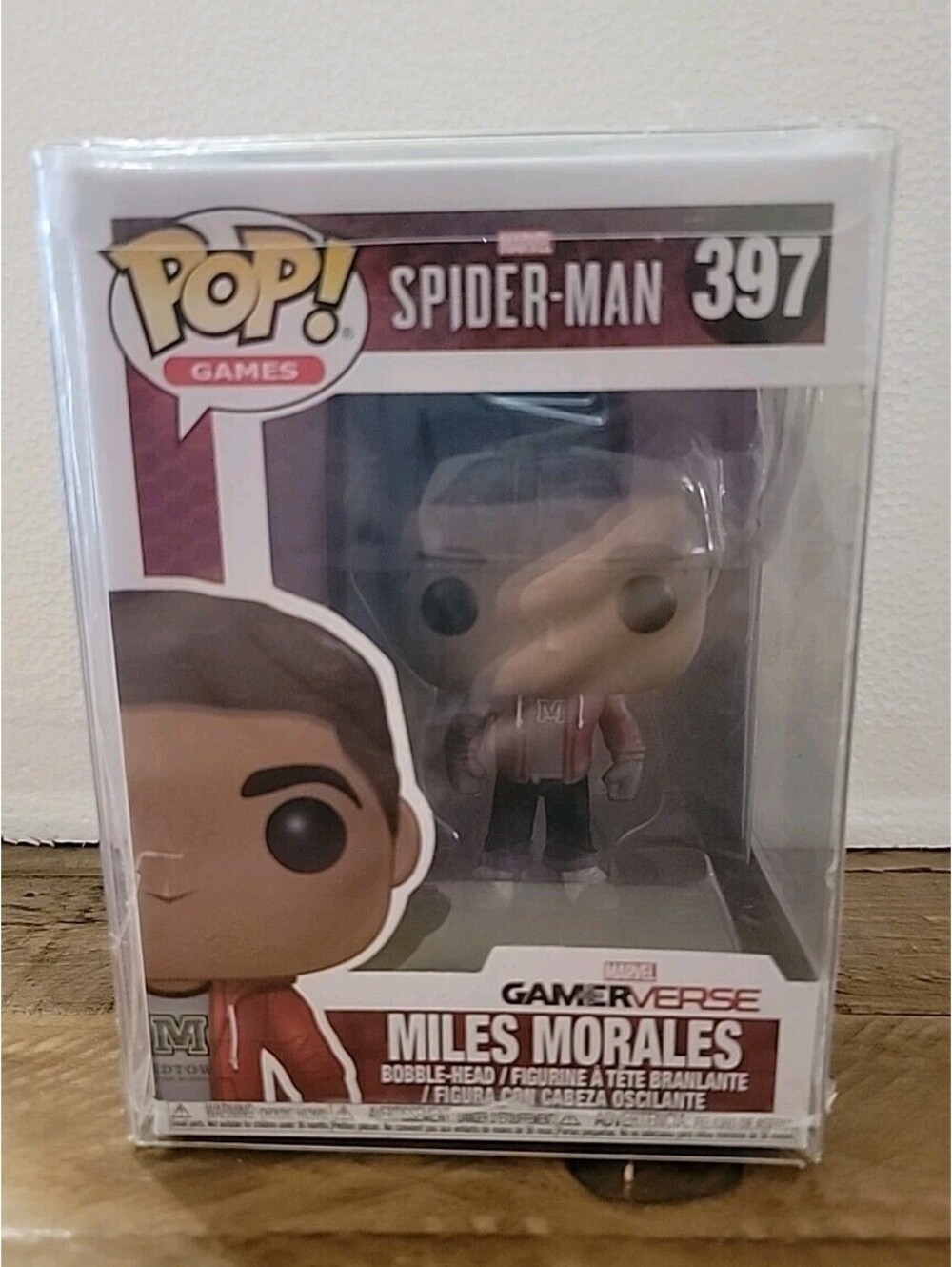 Funko Pop Spider-Man Miles Morales #397 Gamerverse w/ Protector Case